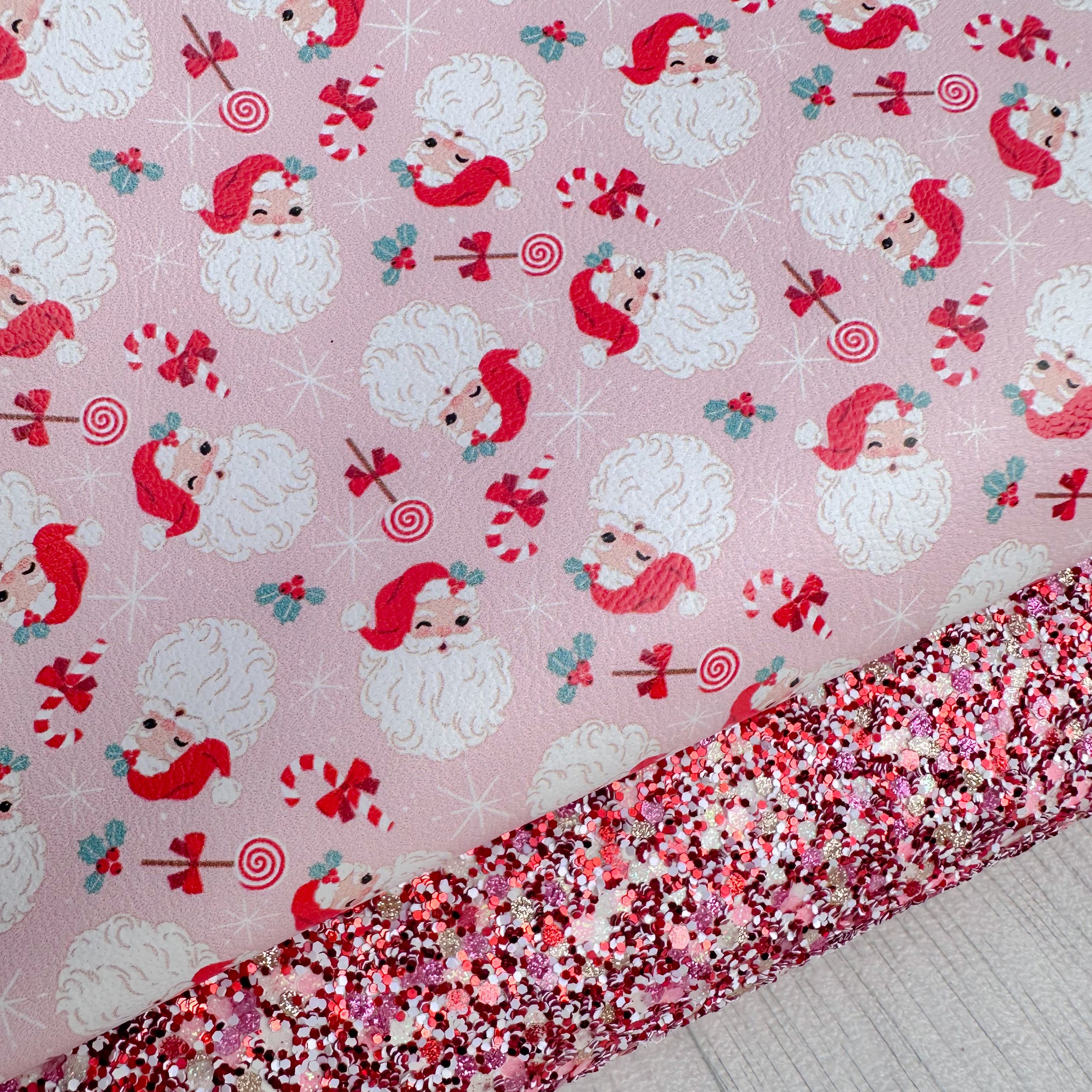 Father Christmas Glitter Duo