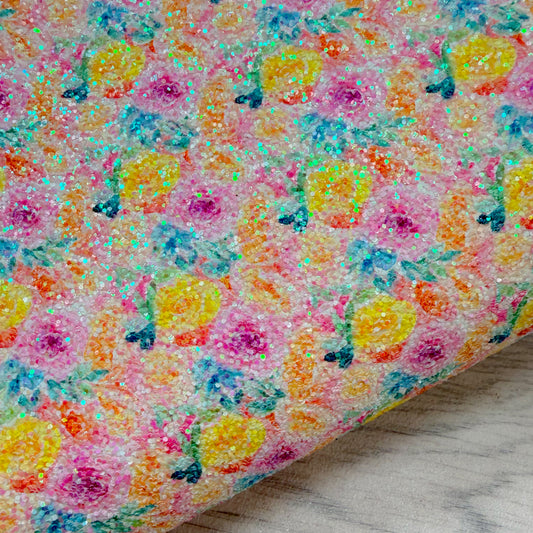 Roses Chunky Glitter