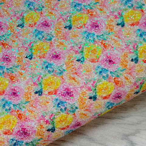 Roses Chunky Glitter