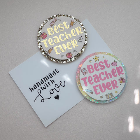 Best Teacher Badge – Ready Made