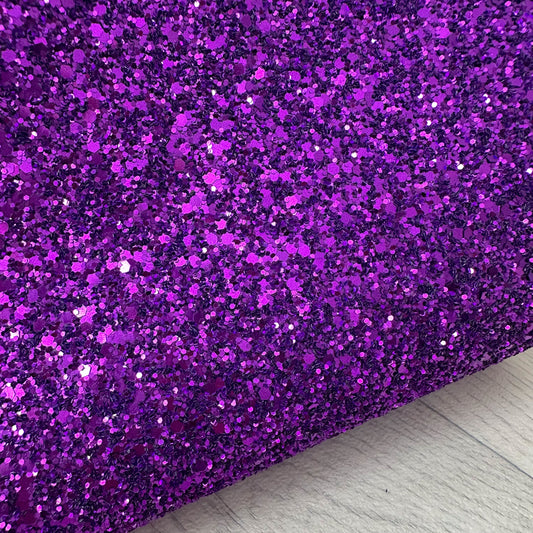 Milk Tray Purple Chunky Glitter