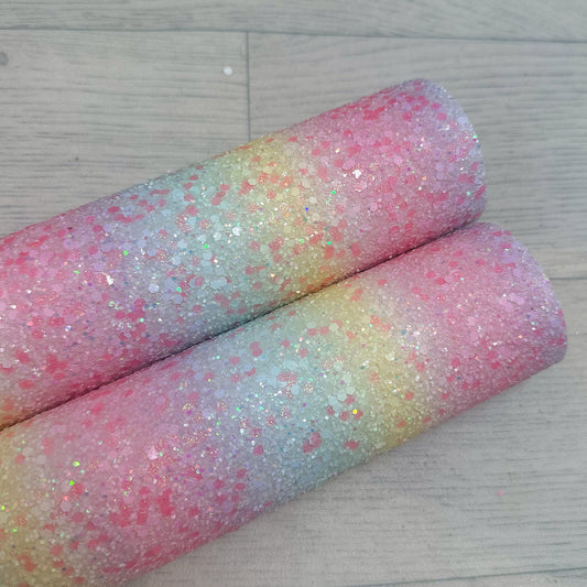 My Little Pink Sparkle Rainbow Chunky Glitter