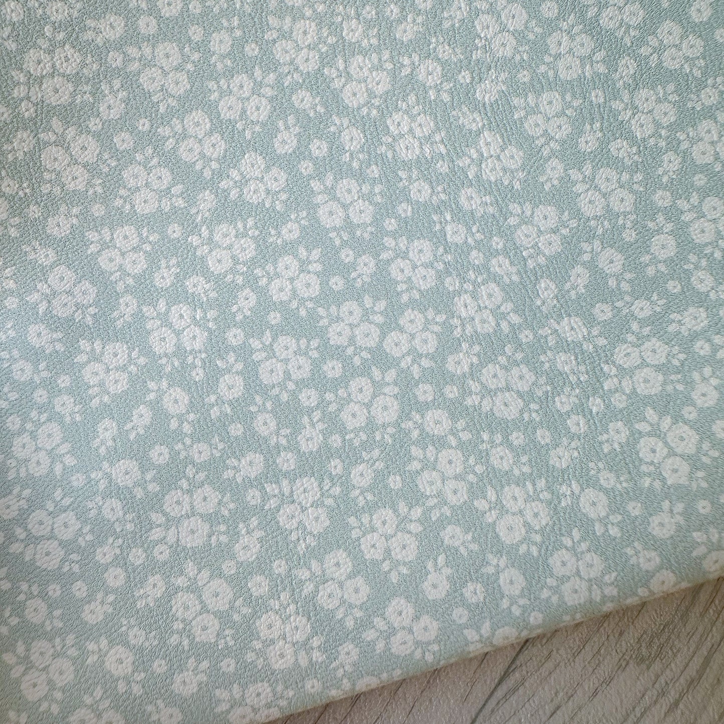 Duck Egg Blossom Blooms Leatherette