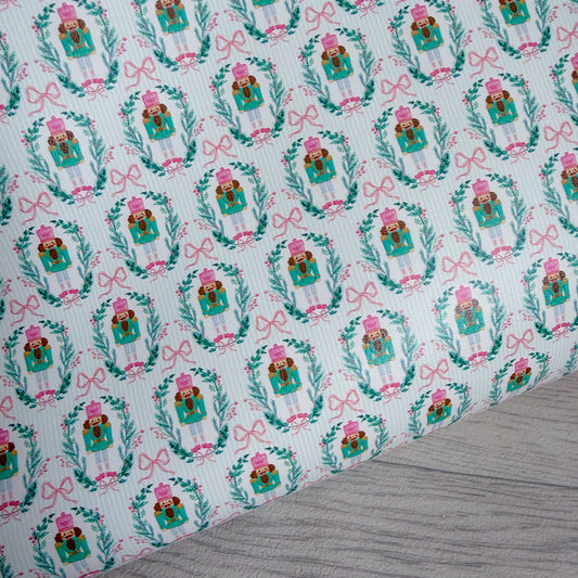 Mr Nutcracker Faux Leather Sheet