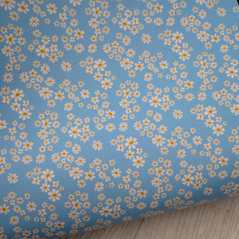 Heidi Highland Cow Blue Leatherette