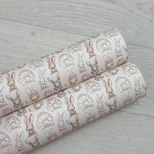 Boho Nude Bunnies Leatherette