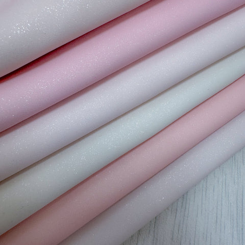 Glitter Suede Muted Pinks Bundle