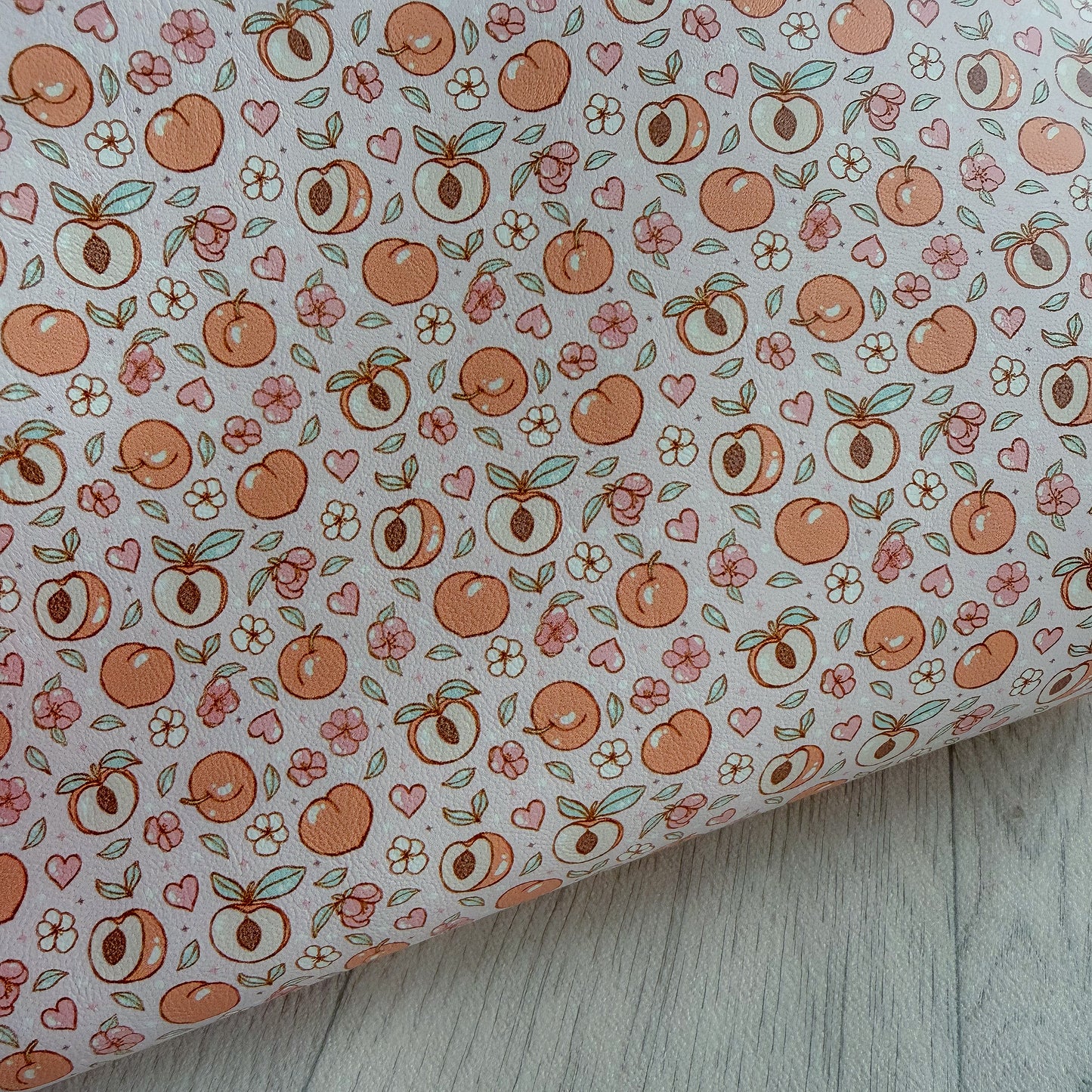 Sweet Peach Leatherette