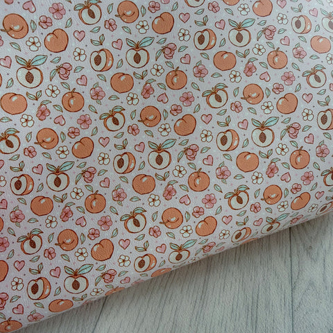 Sweet Peach Leatherette