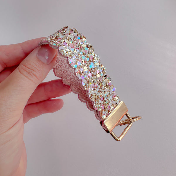 Scalloped & Straight Keyring Strap Die Glitter Glitter On The Wall Exclusive