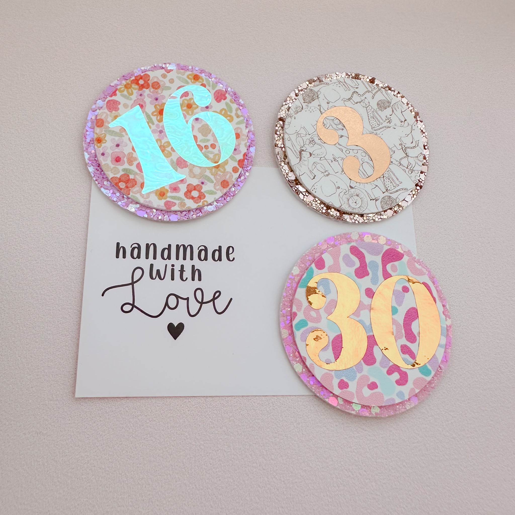 Number Badge – Ready Made