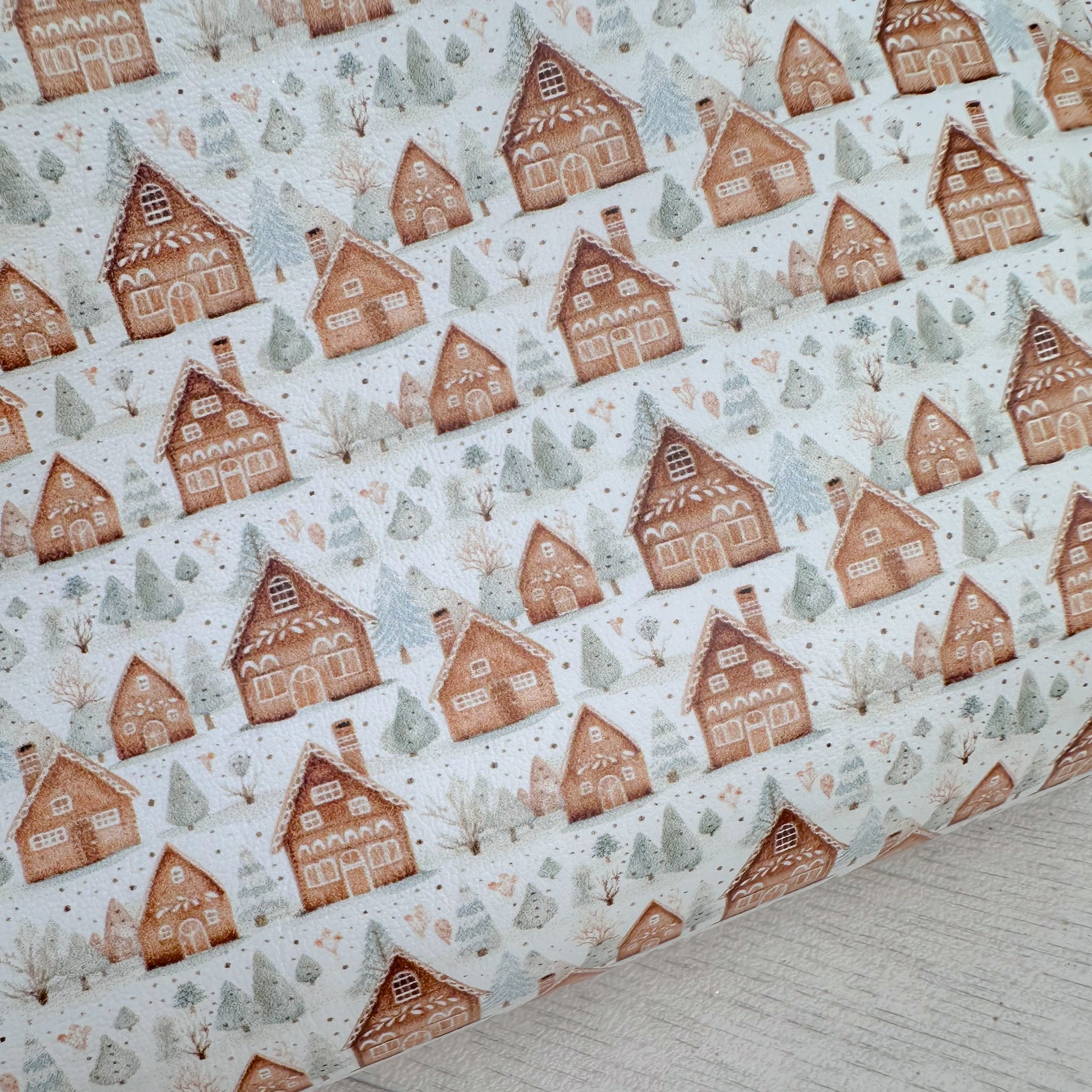 Gingerbread Houses Leatherette