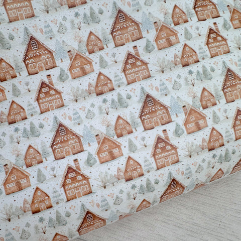 Gingerbread Houses Leatherette
