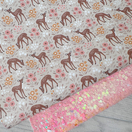Fawn Blossom Glitter Duo