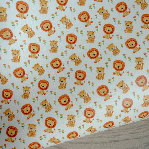 Lion & Leopard Leatherette