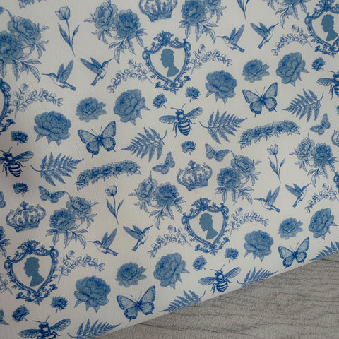 Lady Blue Leatherette