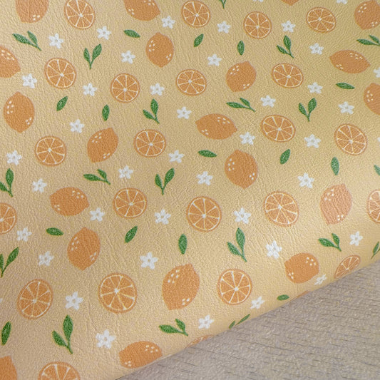 Lush lemons Leatherette
