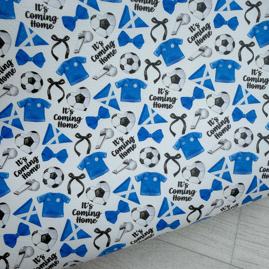 Scotland It’s Coming Home Faux Leather Sheet