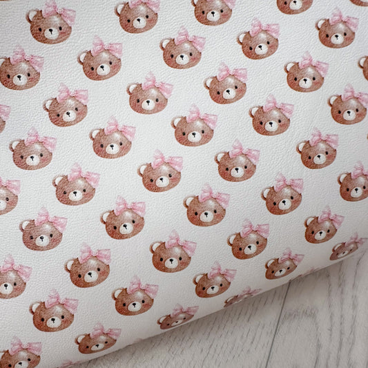 Bow Bears Leatherette