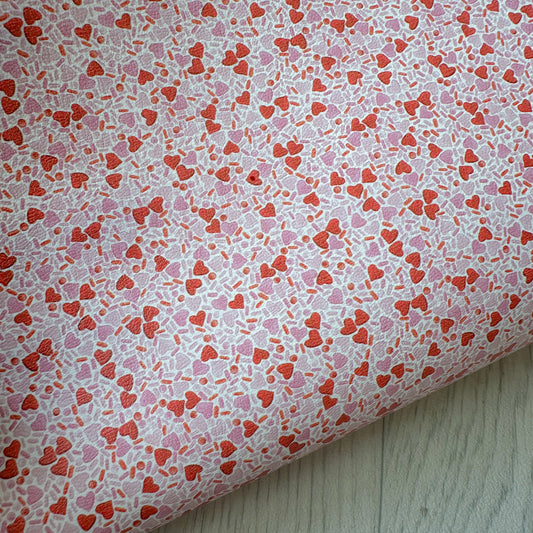 Valentines Sprinkles Leatherette