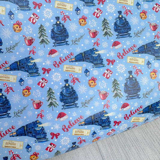 Christmas Train Leatherette