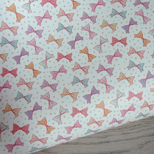 Macaroon Bows Leatherette