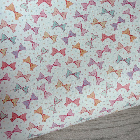 Macaroon Bows Leatherette