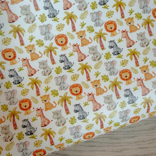 Cute Jungle Friends Leatherette