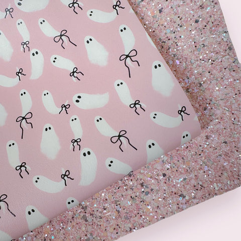 Bow Ghosts Glitter Duo