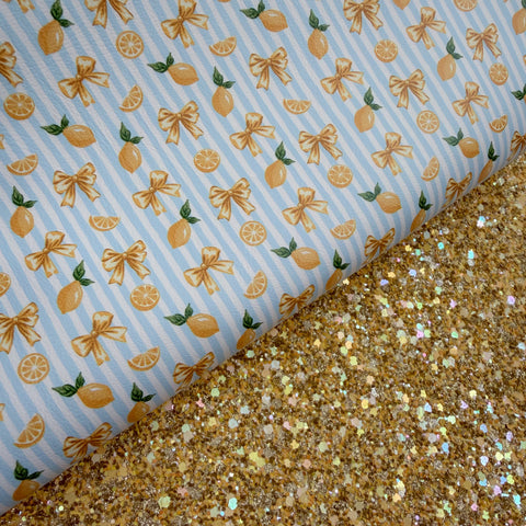 Lemons Duo Glitters & Leather Sheets