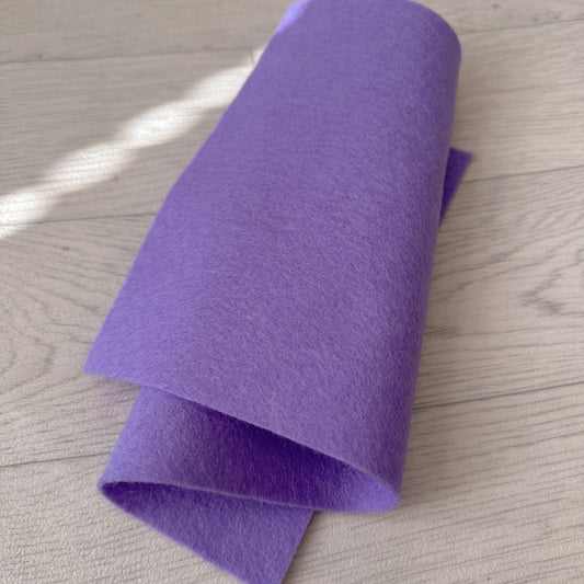 Lavender Purple 100% Merino Wool Felt