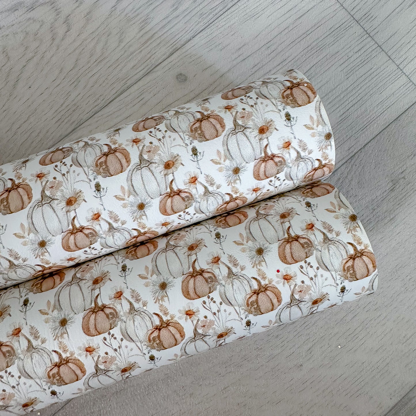 Autumn Pumpkins Leatherette