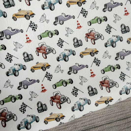 Vintage Cars Leatherette