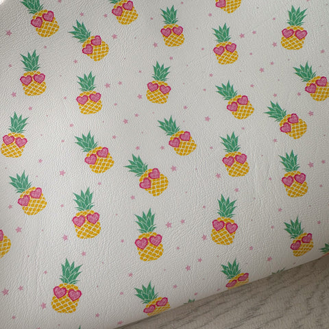 Heart Pineapples Leatherette