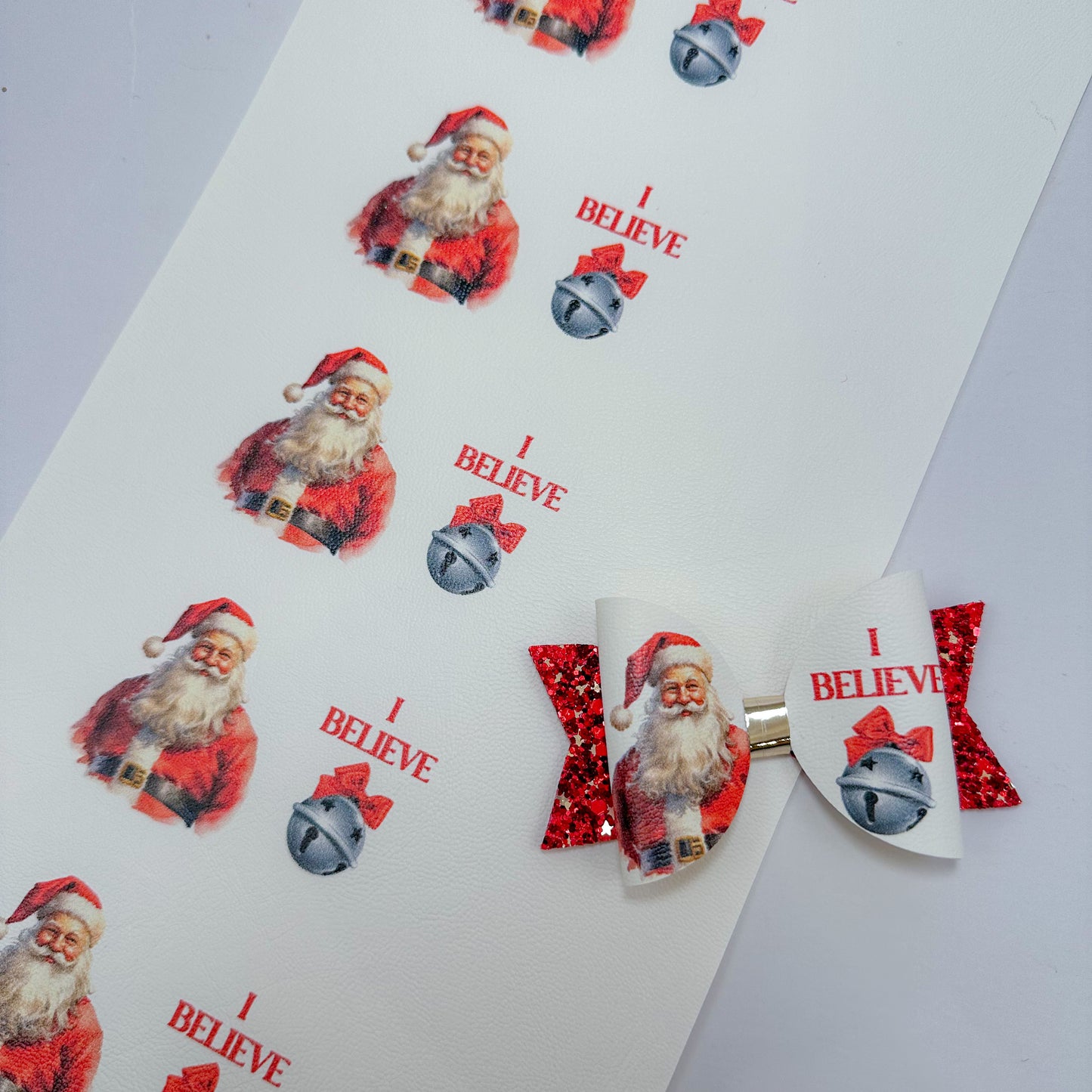 Santa I believe Bow Loop Strips