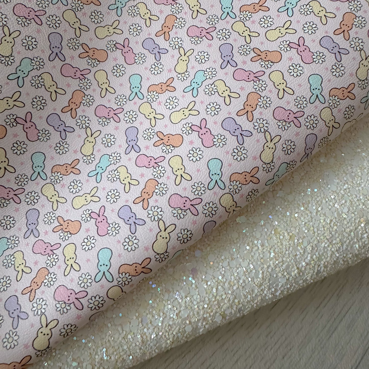 Daisy & Rainbow Bunnys Glitter Duo