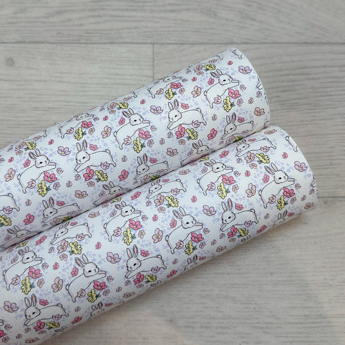 Sweet Meadow Bunny Leatherette – www.glitterglitteronthewall.com