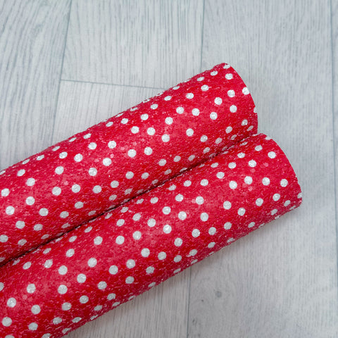 Hey Minnie Red Glitter Chunky Glitter