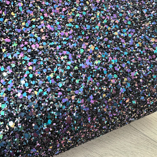 Twilight Magic Black Iridescent Chunky Glitter