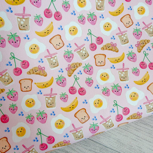 Breakfast Besties Faux Leather Sheet