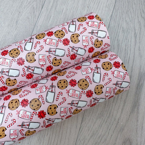 Pink Treats For Santa Leatherette