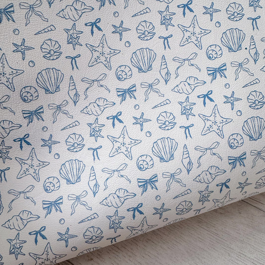 Coastal Bows Leatherette