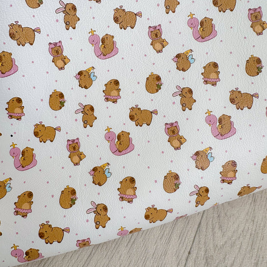 Dress Up Capybara Leatherette