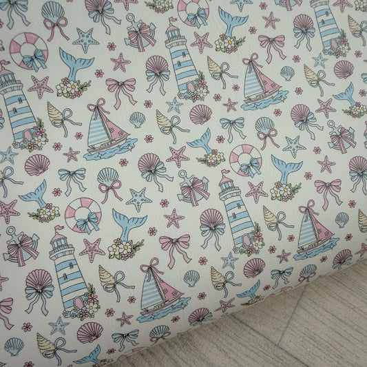 Sailor Bow Faux Leather Sheet