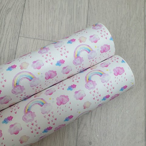 April Showers Leatherette