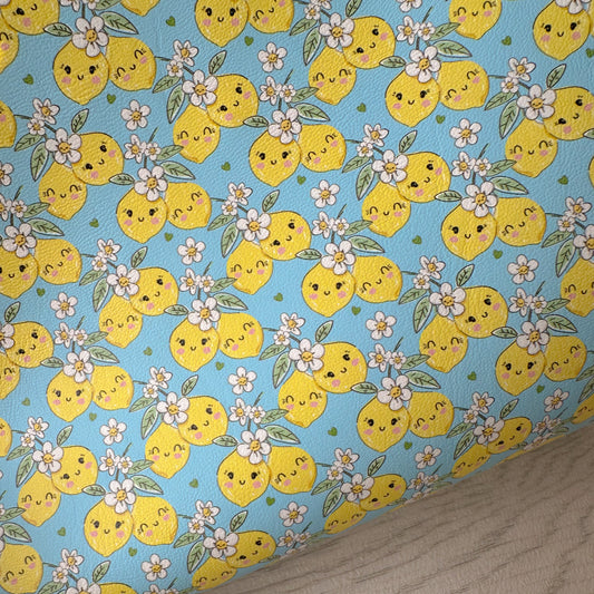 Cute Lemons Leatherette