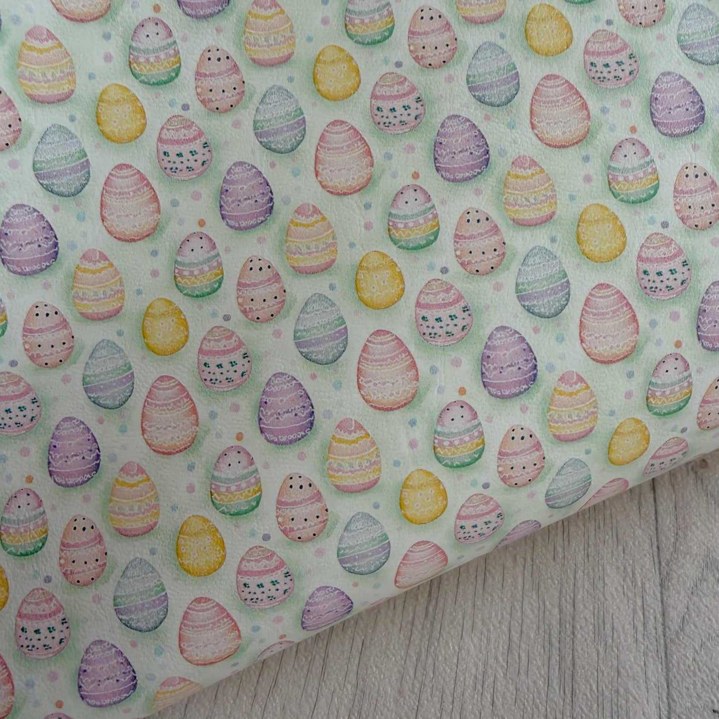 Pastel Easter Eggs Leatherette