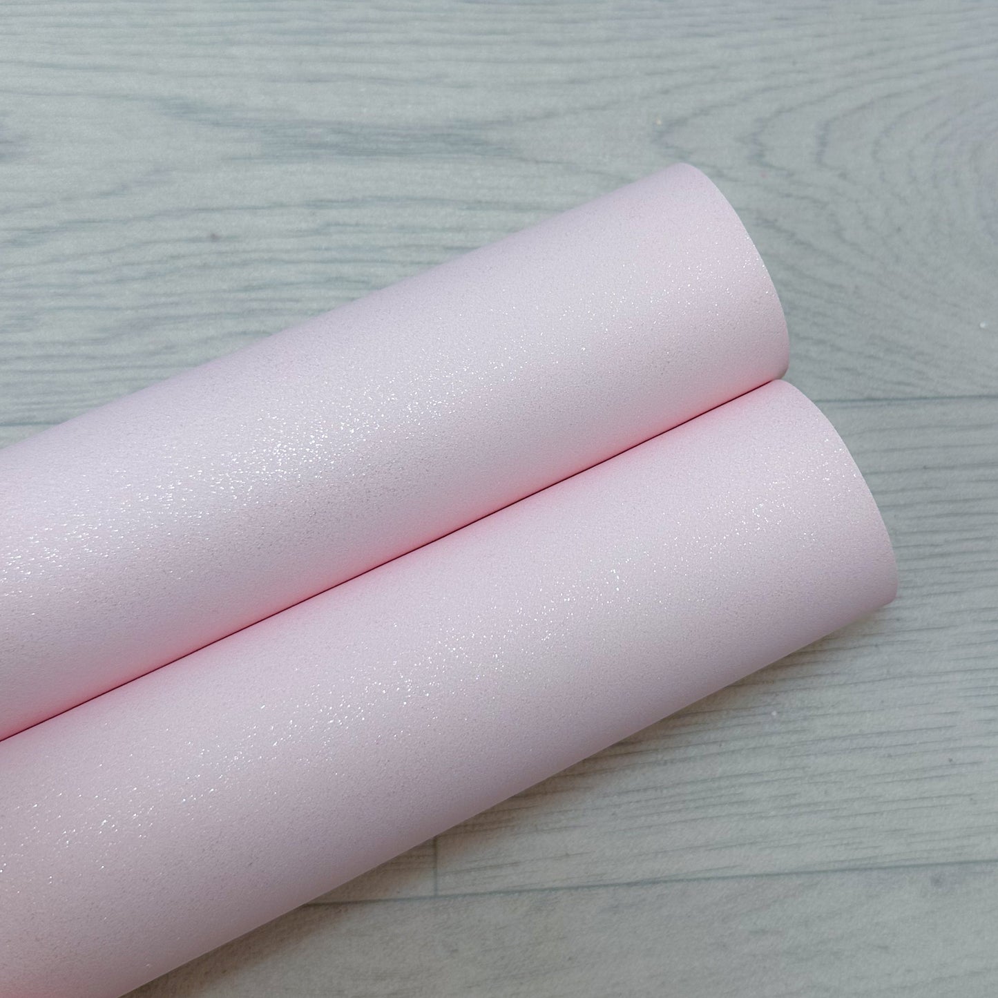 Glittery Suede Pale Pink