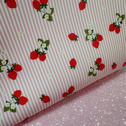Strawberry Stripes Glitter Duo