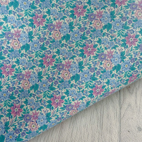 Ditsy Spring Floral Leatherette